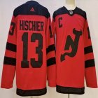 Adidas New Jersey Devils #13 Nico Hischier red Ice Hockey jersey.webp