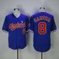 montreal expos #8 Gary Carter Blue mlb Jerseys