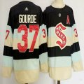 Adidas Seattle #37 Yanni Gourde beige gray black nhl jersey-PD