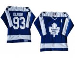 NHL Toronto Maple Leafs 93 GILMOUR blue jersey A patch.