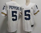 Nike Wolverines #5 Jabrill Peppers white ncaa football Jersey