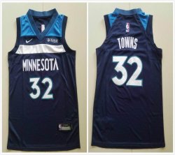 Youth Nike Minnesota Timberwolves #32 Karl-Anthony Towns blue basketball jerseys-ty