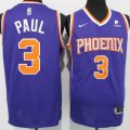 Nike Phoenix Suns #3 Chris Paul purple NBA basketball Jersey-XD