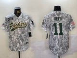 Green Bay Packers #11 Jayden Reed Nike Arctic Camo 2024 Salute to Service Limited Jersey Joint name-BD