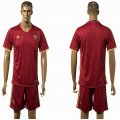 2015-2016 Russia national team red soccer jersey home