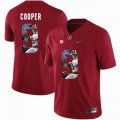 Custom Alabama Crimson Tide #9 Amari Cooper Red College Color Rush Limited Jerseys