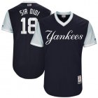 New York Yankees #18 Sir Didi black classic baseball Jerseys