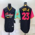 Nike San Diego Padres #23 Fernando Tatis Jr black majestic mlb Jerseys city version