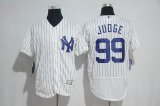 New York Yankees 99 Aaron Judge White Flexbase Authentic Collection Jersey