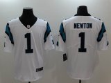 Nike Panthers #1 Cam Newton white Color Rush Limited Jersey