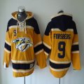 Reebok Nashville Predators #9 Filip Forsberg yellow blue NHL hooded sweatshirt