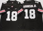 Ohio State Buckeyes #18 Marvin Harrison Jr. Black College NCAA Jersey