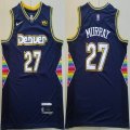 Nike Denver Nuggets #27 Jamal Murray dark blue nba Jerseys 75th -TY