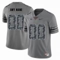 Custom Ohio State gray College Football Limited Jersey 01