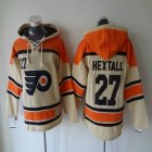 Philadelphia Flyers 27 Ron Hextall Orange beige NHL Hooded Sweatshirt