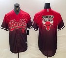 Chicago Bulls blank red nba basketball jerseys Joint name-BD -BD