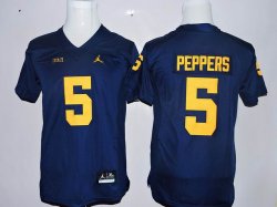 Youth Brand Jordan Michigan Wolverines #5 Jabrill Peppers Navy Blue College Football Limited Jerseys