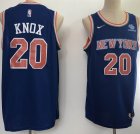 Nike New York Knicks #20 Kevin Knox blue basketball jersey-LC