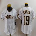 Youth Nike San Diego Padres #19 Tony Gwynn white MLB baseball jerseys-BD 01