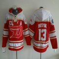 2015 Detroit Red Wings Pavel Datsyuk 13 red white NHL Hooded Sweatshirt