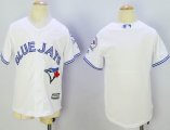 Youth Toronto Blue Jays blank white baseball jersey