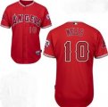 LA Angels of Anaheim 10 Wells Red mlb jersey