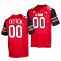 Custom Utah Utes red college football jerseys-PNS