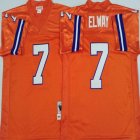 Denver Broncos #7 ohn Elway Throwback Orange NFL Jerseys-PNS