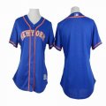 women New York Mets blank Blue MLB Jerseys