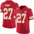 Nike Kansas City Chiefs #27 Kareem Hunt red Color Rush Limited Jerseys