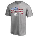 Men's Cleveland Browns Pro Line by Fanatics Branded Heathered Gray Big & Tall Banner Wave T-Shirt