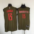 Houston Rockets #13 James Harden Green nike nba jersey