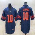 Nike Chicago Bears #10 Claypool dark blue Color Rush Limited Jerseys