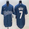 Nike Los Angeles Dodgers #7 Julio Urias blue majestic baseball Jerseys Joint name -BD 03