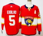 Adidas Florida Panthers #5 Aaron Ekblad Red NHL Jersey