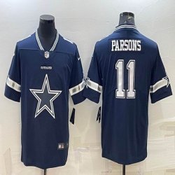 Nike Dallas Cowboys #11 Micah Parsons blue Color Rush Limited Jersey-BD