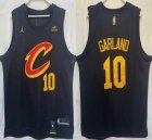 Nike Cleveland Cavaliers #10 Darius Garland black nba basketball jerseys-HL