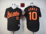 Baltimore Orioles #10 Adam Jones black Hall OF FAME patch new MLB Jerseys