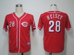 MLB Jerseys Cincinnati Reds 28 Heisey Red