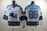 NHL San Jose Sharks BURNS 88 white Jersey