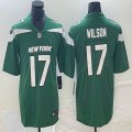 New York Jets #17 Zach Wilson green Nike Color Rush Limited Jersey-BD