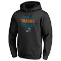 Men's San Jose Sharks Fanatics Branded Black Hometown Collection Pullover Hoodie