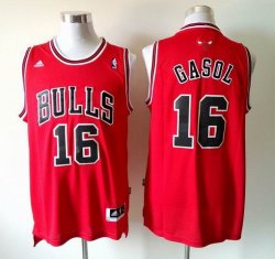 new Chicago Bulls 16 Pau Gasol red Latin Nights Swingman Jersey