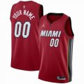 Customized Miami Heat red basketball jerseys