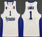 Lithuania national team #1 Lamelo Bauer white Basketball Jerseys-LC