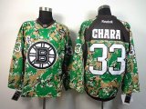 reebok Boston Bruins #33 CHARA green camo nhl jerseys