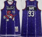 Toronto Raptors #93 Bape Purple throwback NBA Jersey-XD