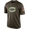 Men Montreal Canadiens Salute To Service Nike Dri-FIT T-Shirt