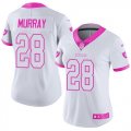 Nike Oakland Raiders #28 Murray women white pink Color Rush Limited Jersey