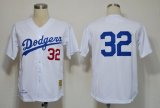 Los Angeles Dodgers 32 Koufax white mlb jerseys